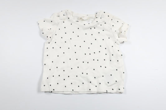T-shirt fra H&M - Størrelse 62 - Hvid