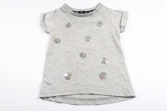 T-shirt fra Cool Kids - Størrelse 68 - Grå