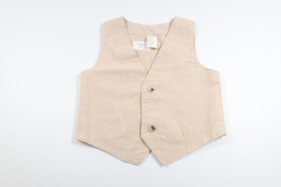 Habitvest fra H&M - Størrelse 74 - Beige