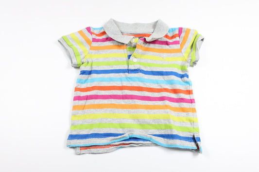 Poloshirt fra H&M - Størrelse 68 - Multifarvet