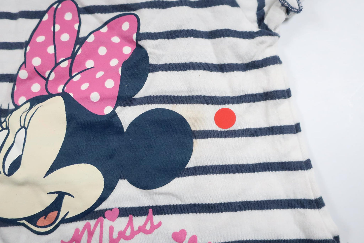 Tunika med Minnie fra Disney - Størrelse 74 - Hvid