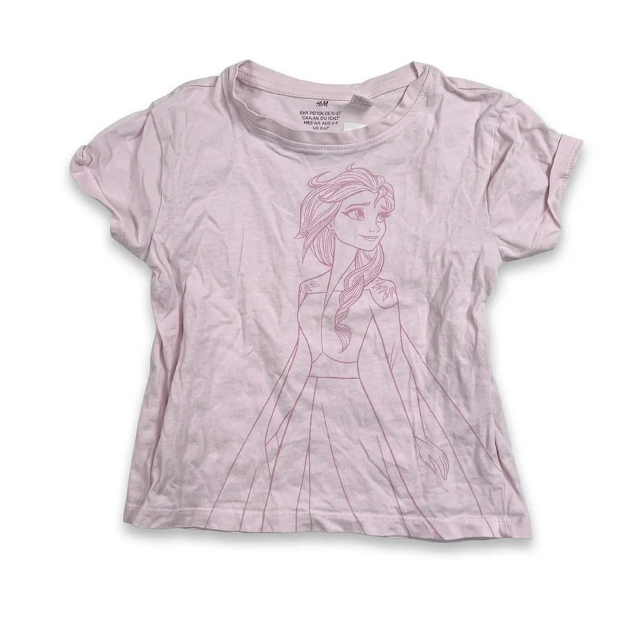 Mönstrad t-shirt från H&M - Storlek 98/104 - Rosa