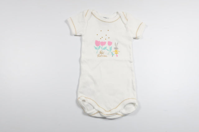 Bodysuit fra Petit Bateau - Størrelse 56/62 - Hvid