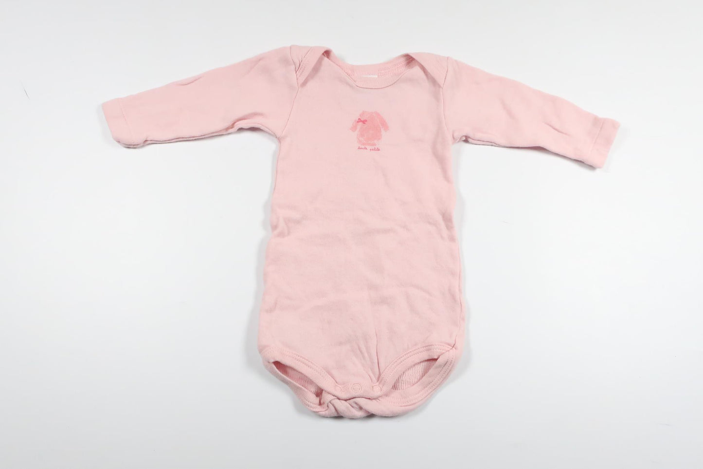 Bodysuit fra Petit Bateau - Størrelse 56/62 - Lyserød