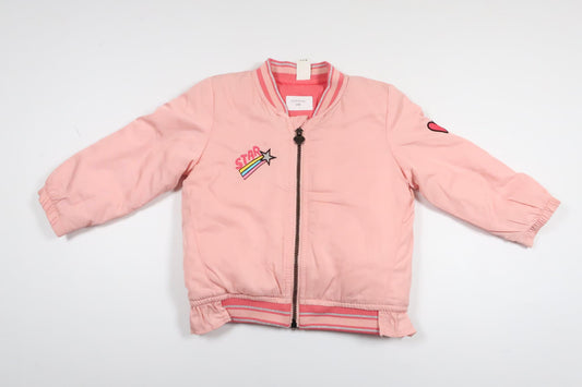Bomberjakke fra Defacto - Størrelse 74/80 - Lyserød