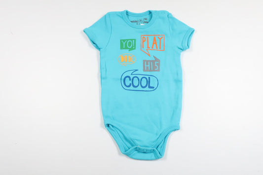 Bodysuit fra Petite Mini - Størrelse 68 - Blå