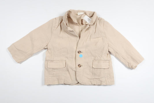 Blazer i hørblanding fra H&M - Størrelse 68 - Beige