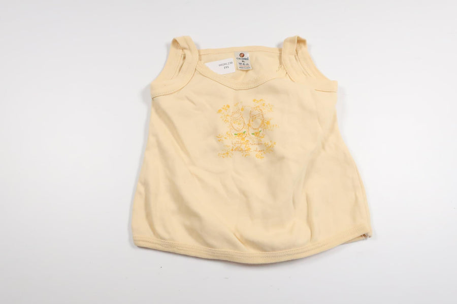 Tanktop fra Ukendt - Størrelse 74/80 - Gul