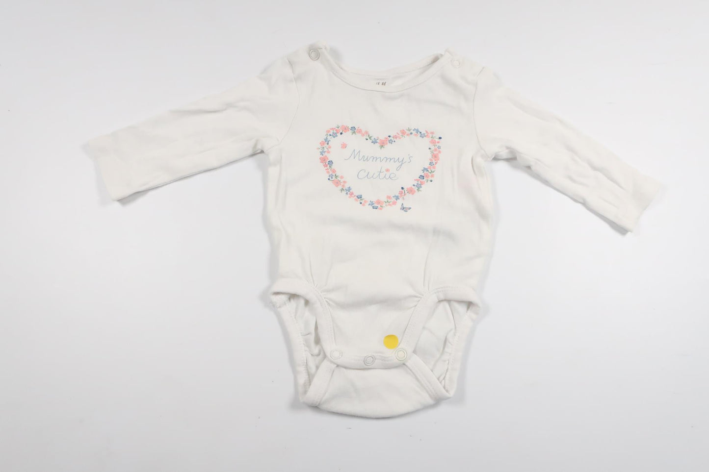 Bodysuit fra H&M - Størrelse 56 - Hvid