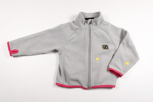 Fleecejakke fra Funk - Størrelse 70 - Grå