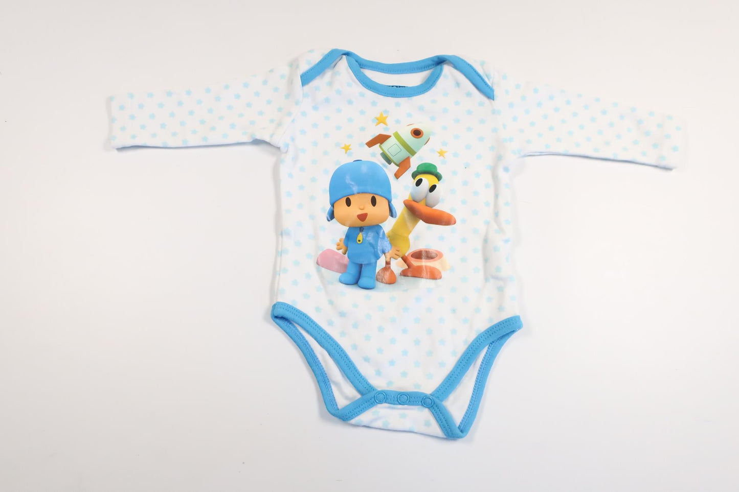 Bodysuit fra Pocoyo - Størrelse 56 - Hvid