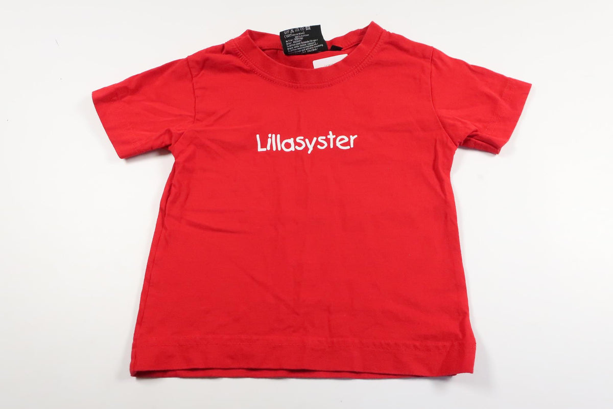 T-shirt fra Ukendt - Størrelse 80/86 - Rød