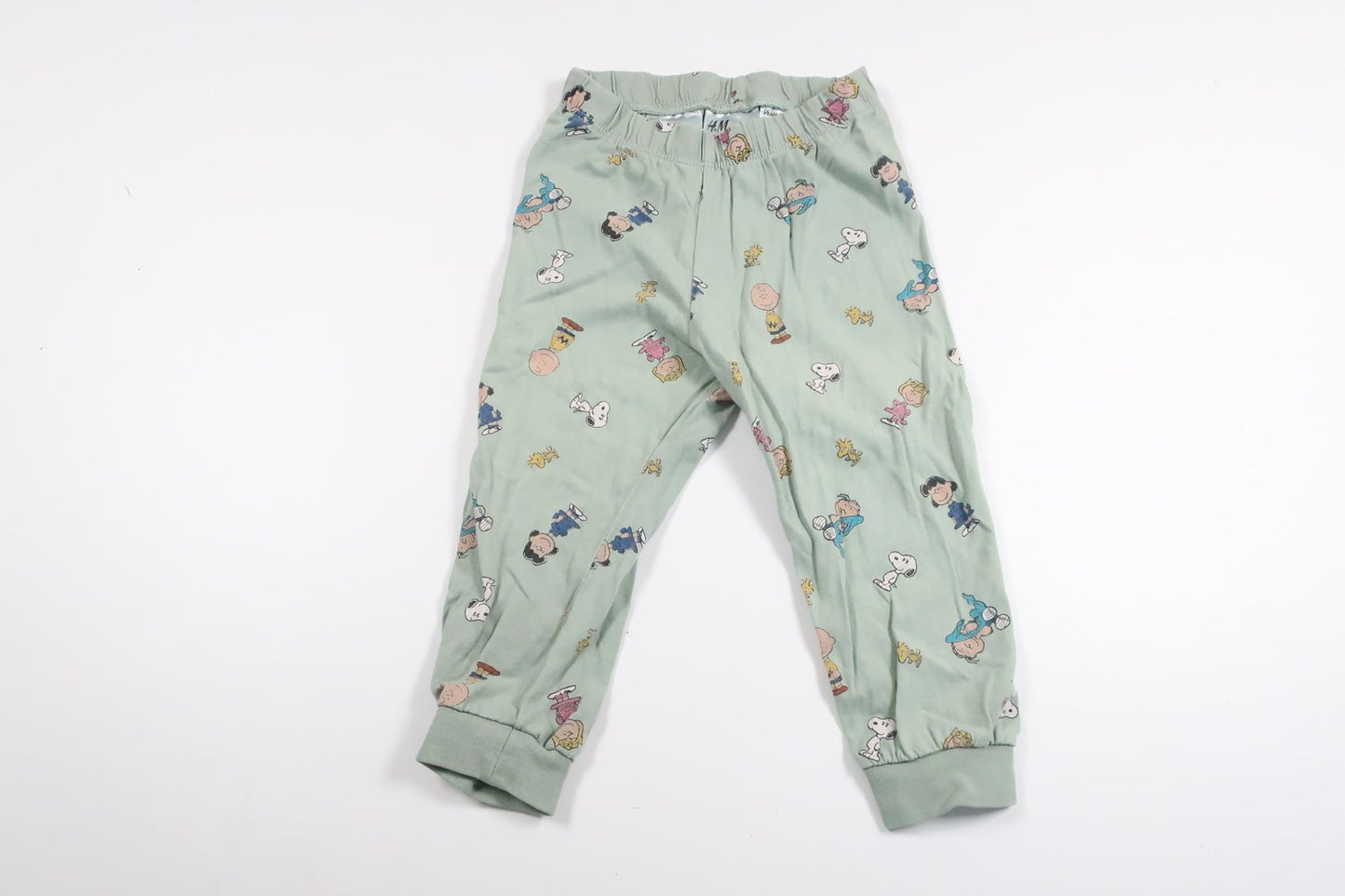 Todelt pyjamas fra H&M - Størrelse 68/74 - Grøn