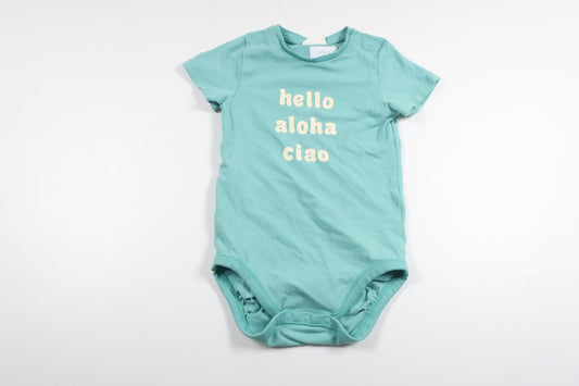 Bodysuit fra Kappahl - Størrelse 80 - Grøn