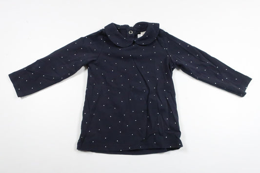 Sweater fra H&M - Størrelse 74 - Marineblå