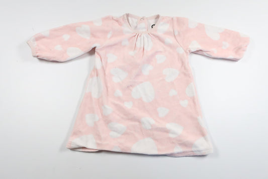 Velourkjole fra Cubus - Størrelse 80 - Lyserød