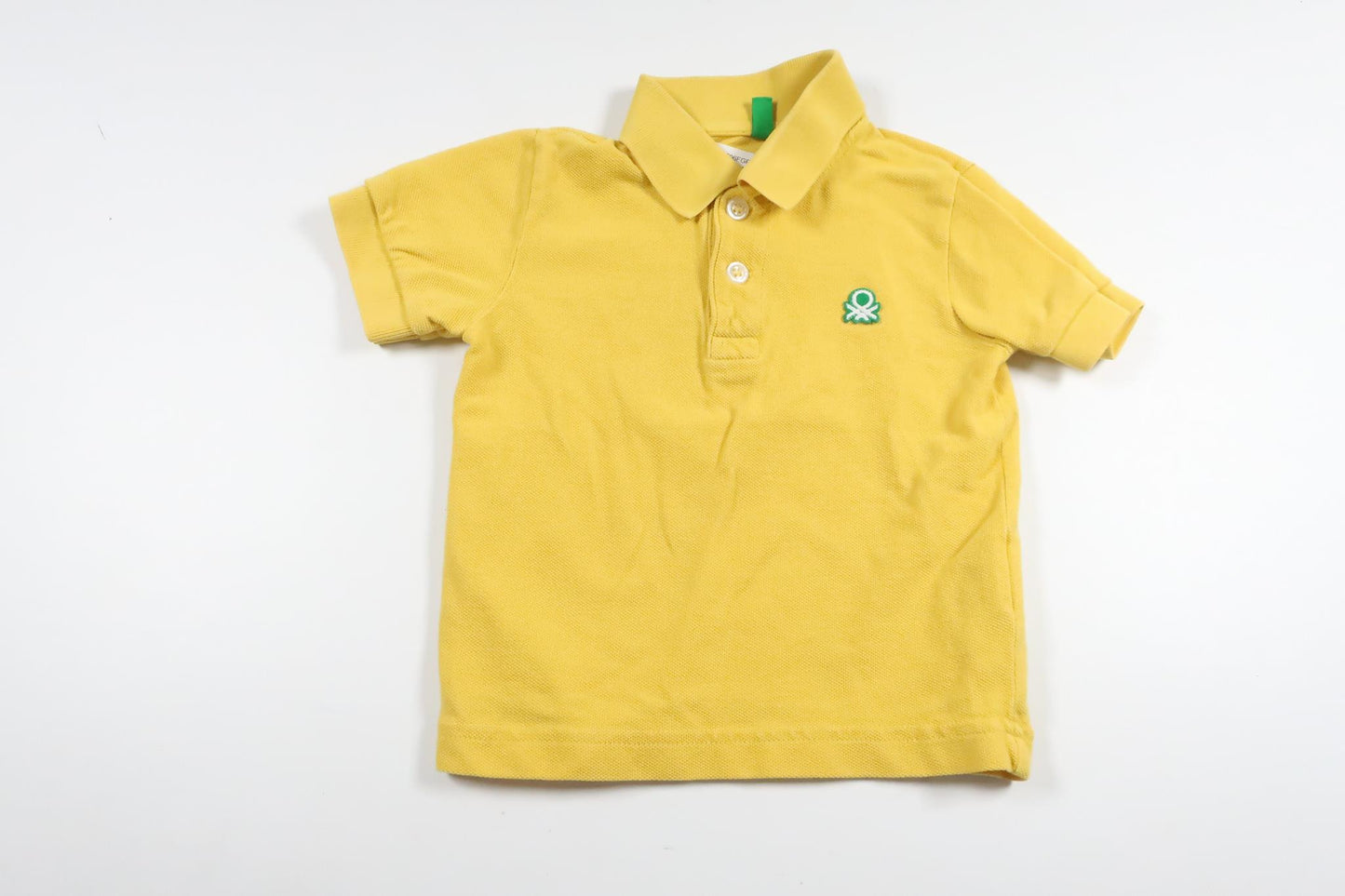 Poloshirt fra United Colors of Benetton - Størrelse 80 - Gul