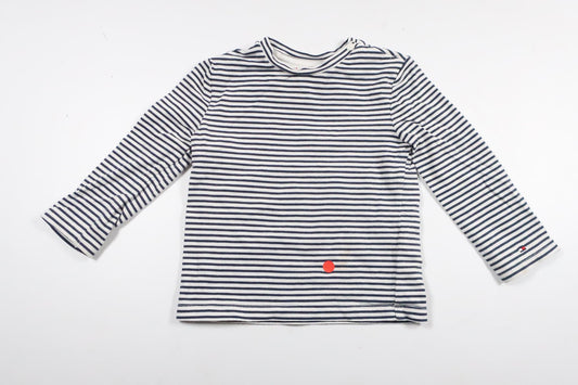 Sweater fra Tommy Hilfiger - Størrelse 74 - Hvid