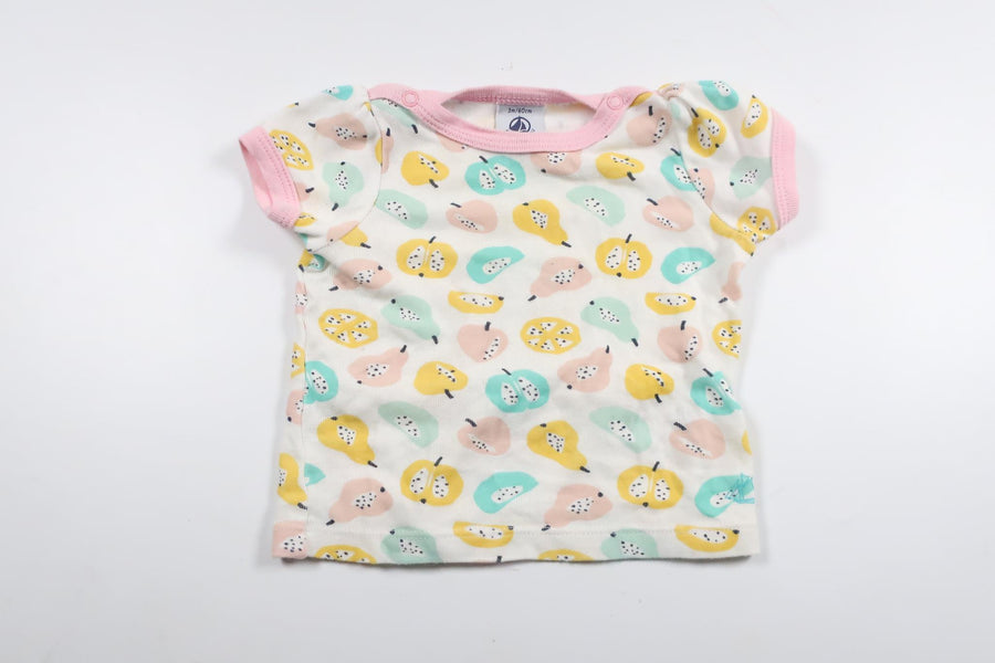 T-shirt fra Petit Bateau - Størrelse 56/62 - Hvid