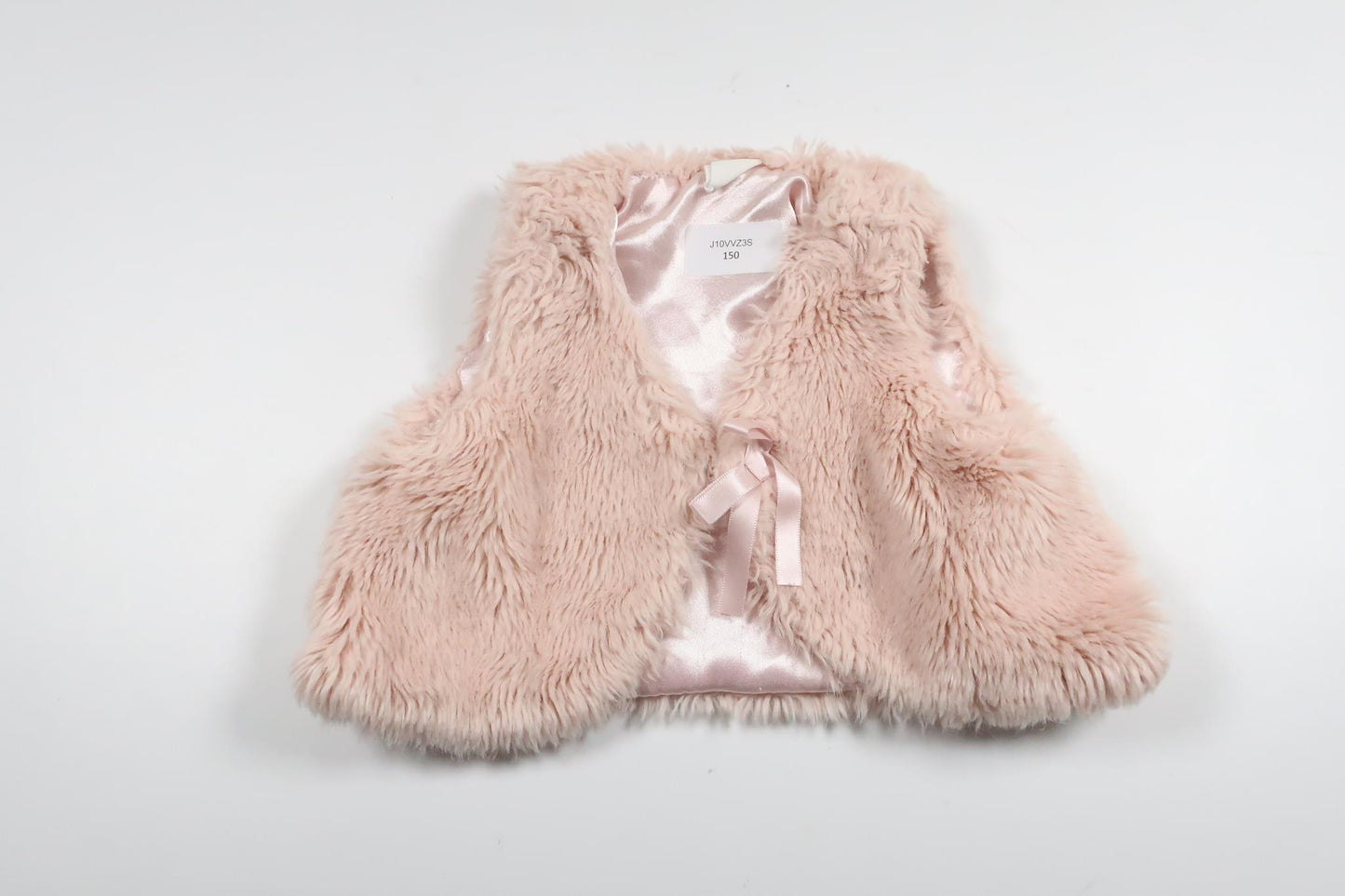 Vest i kunstpels fra H&M - Størrelse 68 - Lyserød