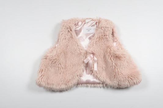 Vest i kunstpels fra H&M - Størrelse 68 - Lyserød