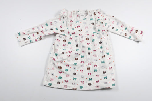 Kjole fra Petite Mini - Størrelse 80 - Hvid