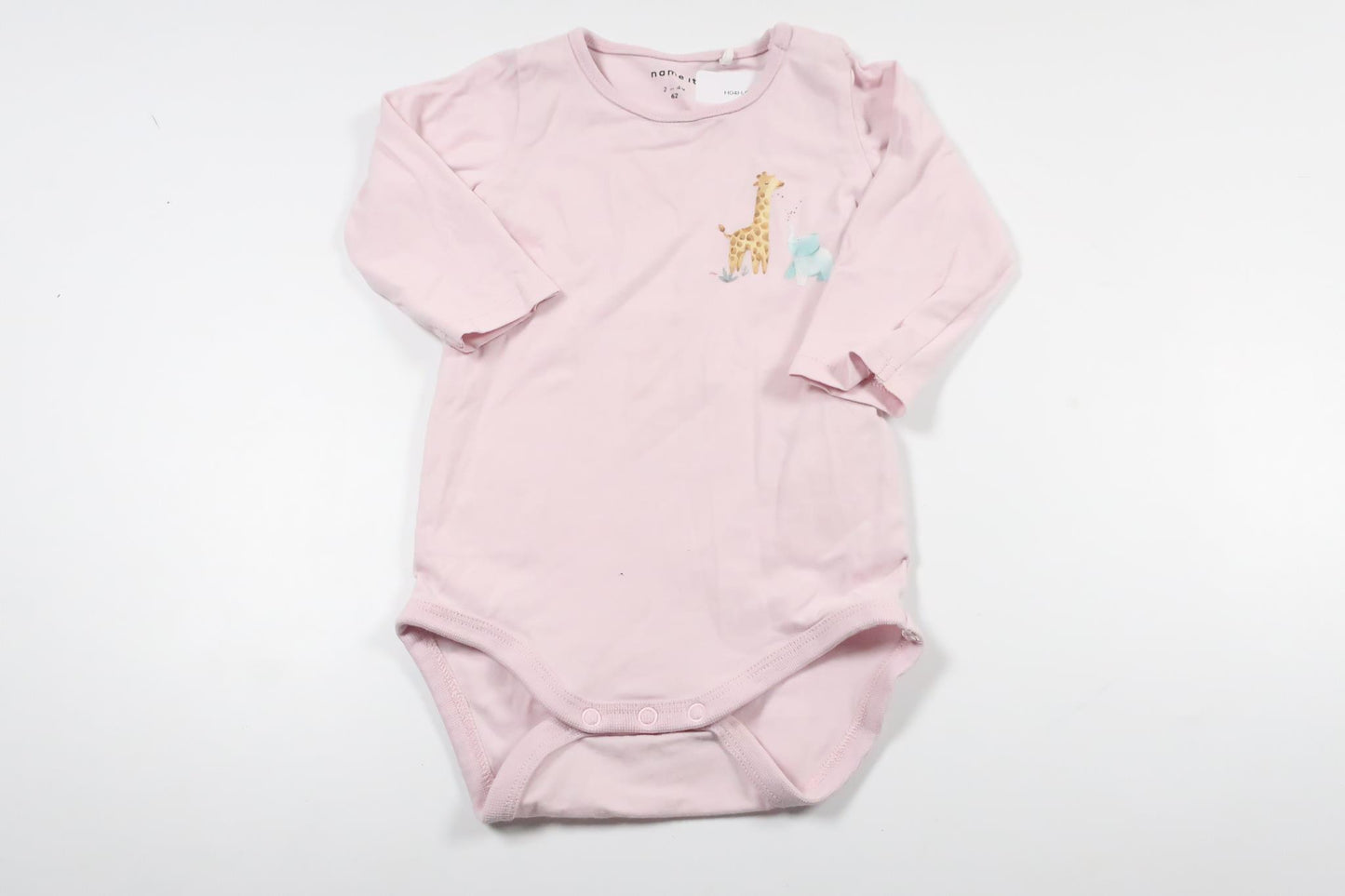 Bodysuit fra Name It - Størrelse 62 - Lyserød
