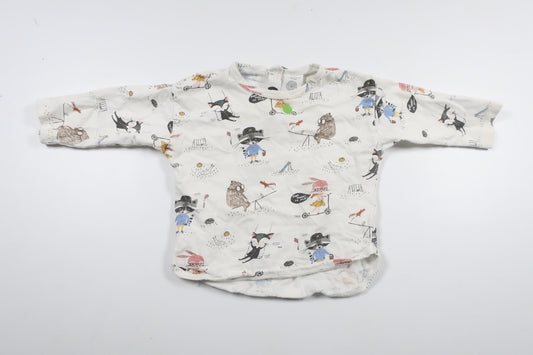 Sweater fra Lindex - Størrelse 62 - Hvid