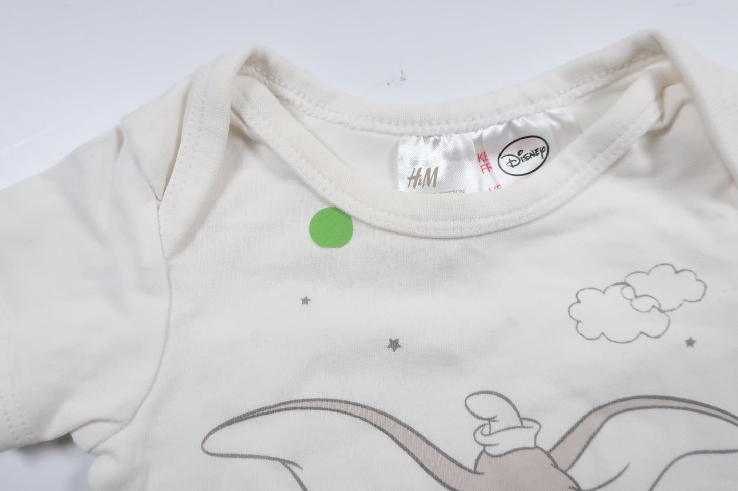 Bodysuit fra H&M - Størrelse 62 - Hvid