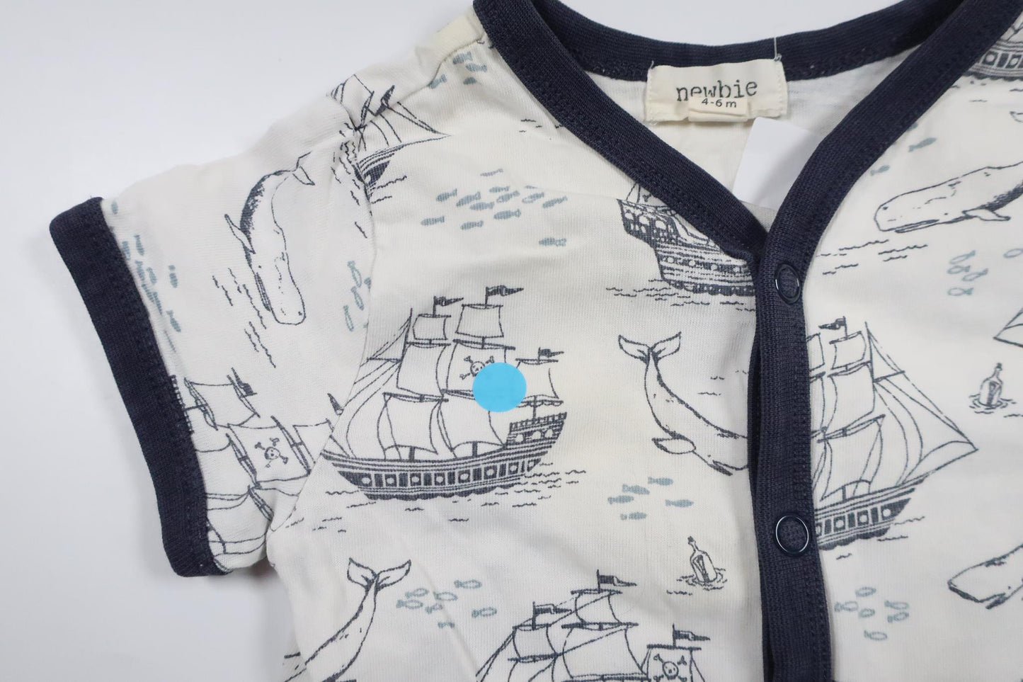 Pyjamas fra Newbie - Størrelse 68 - Hvid