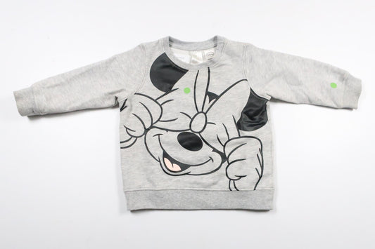 Sweatshirt fra H&M - Størrelse 74 - Grå