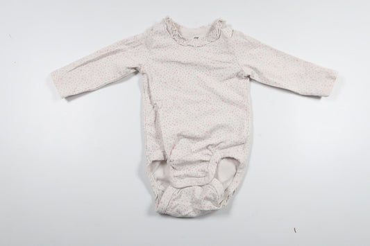 Bodysuit fra H&M - Størrelse 56 - Hvid