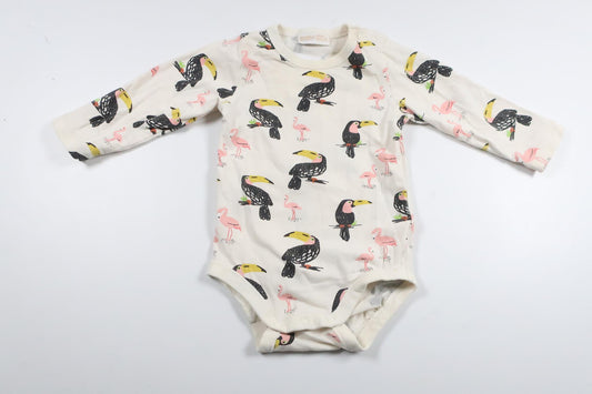 Bodysuit fra Lindex - Størrelse 62 - Off-white