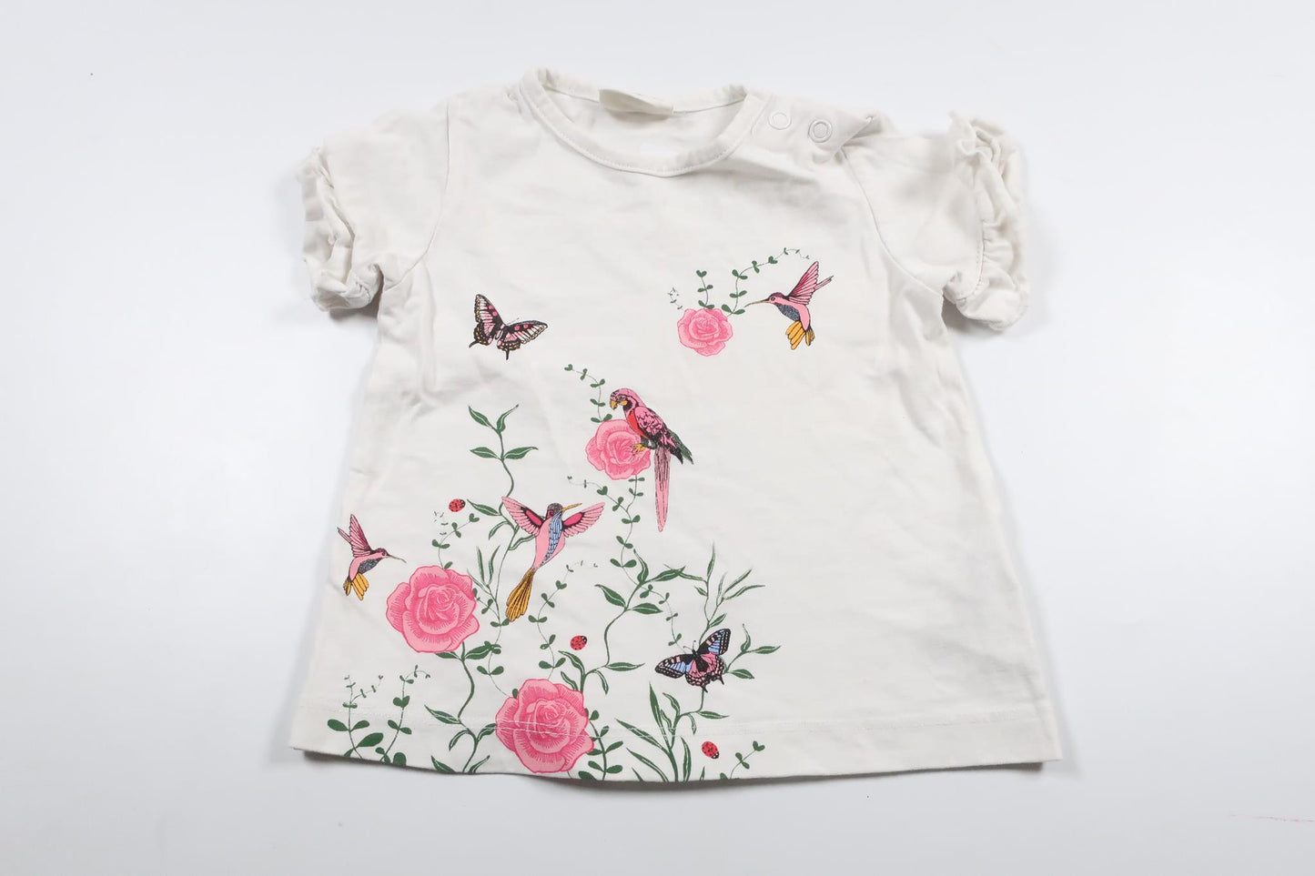 T-shirt fra Kappahl - Størrelse 68 - Hvid