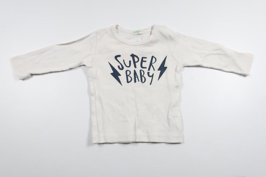 Sweater fra United Colors of Benetton - Størrelse 56 - Hvid
