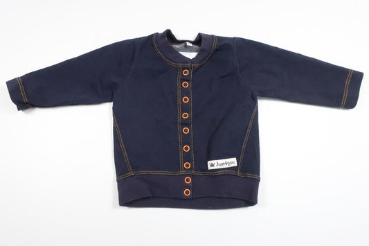 Cardigan fra Ukendt - Størrelse 74 - Marineblå