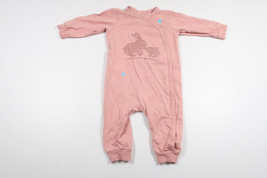 Pyjamas fra H&M - Størrelse 68/74 - Lyserød