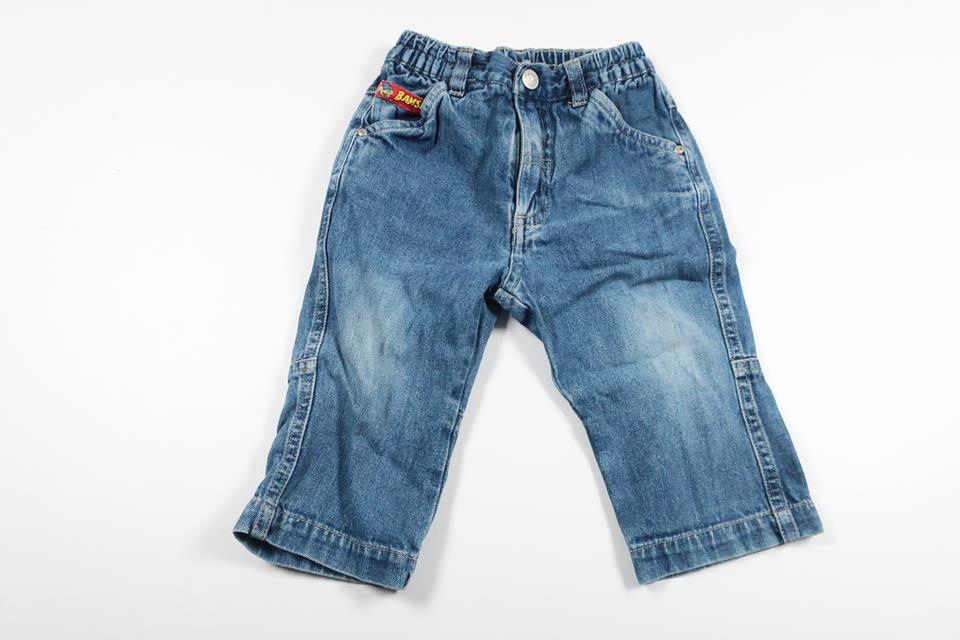 Jeansbukser fra Bamse by Lindex - Størrelse 74 - Denim
