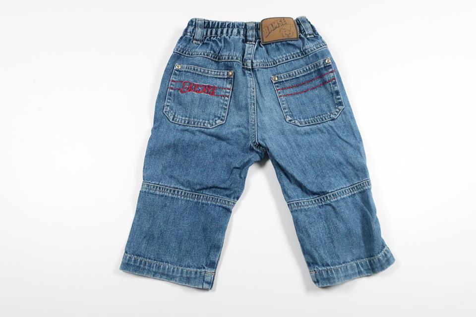 Jeansbukser fra Bamse by Lindex - Størrelse 74 - Denim