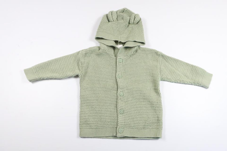 Hættejakke fra H&M - Størrelse 68 - Grøn