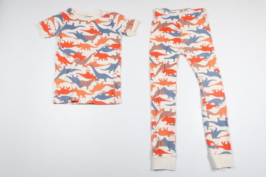 Todelt pyjamas fra Old Navy - Størrelse 116 - Multifarvet