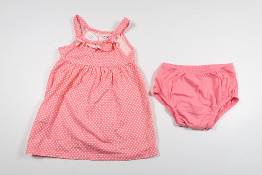 Kjole med matchende trusser fra Baby GAP - Størrelse 74 - Lyserød