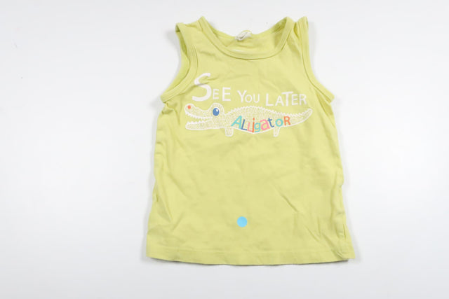 Tanktop fra H&M - Størrelse 68 - Gul