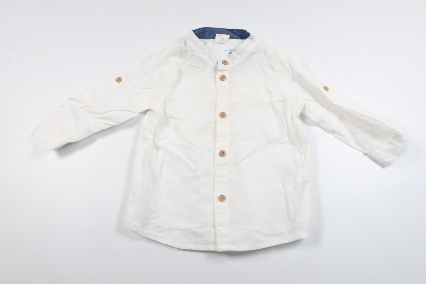 Skjorte fra H&M - Størrelse 74 - Hvid