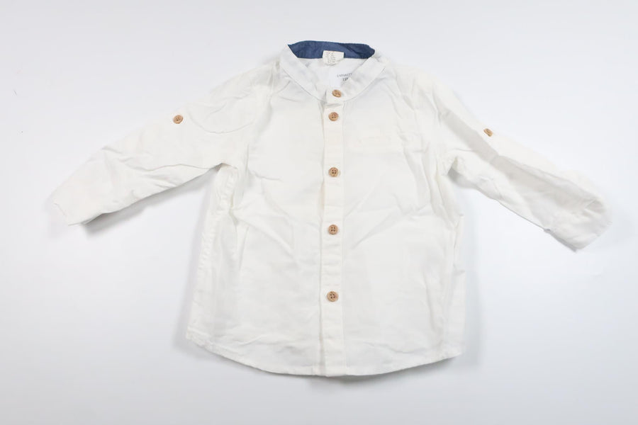 Skjorte fra H&M - Størrelse 74 - Hvid