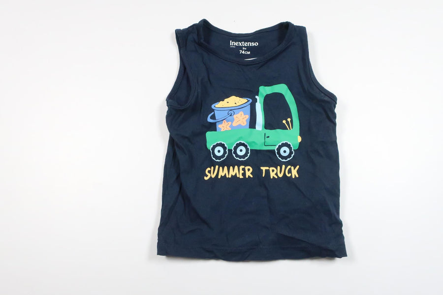 Tanktop fra Inextenso - Størrelse 74 - Marineblå