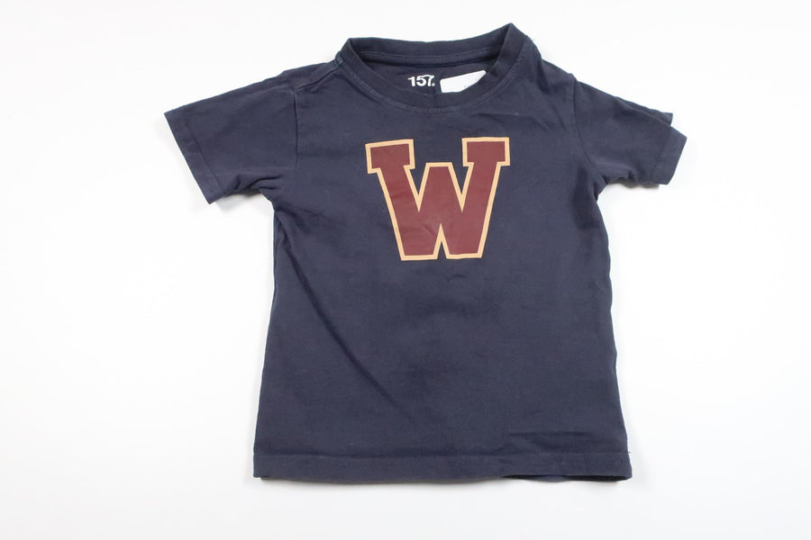 T-shirt fra Lager 157 - Størrelse 90 - Marineblå