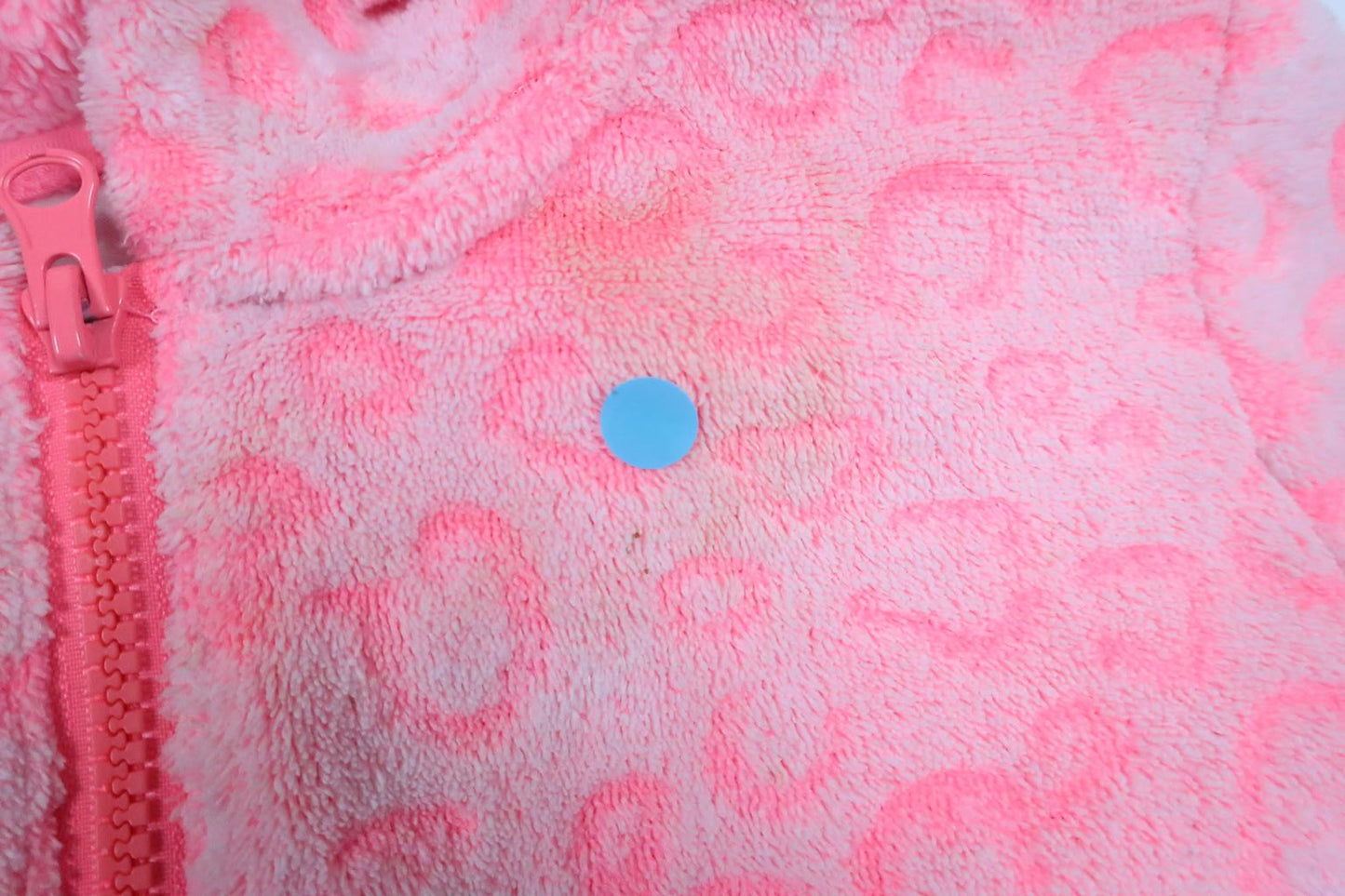 Leopardprintet fleece jumpsuit fra My Wear Young - Størrelse 86/92 - Pink