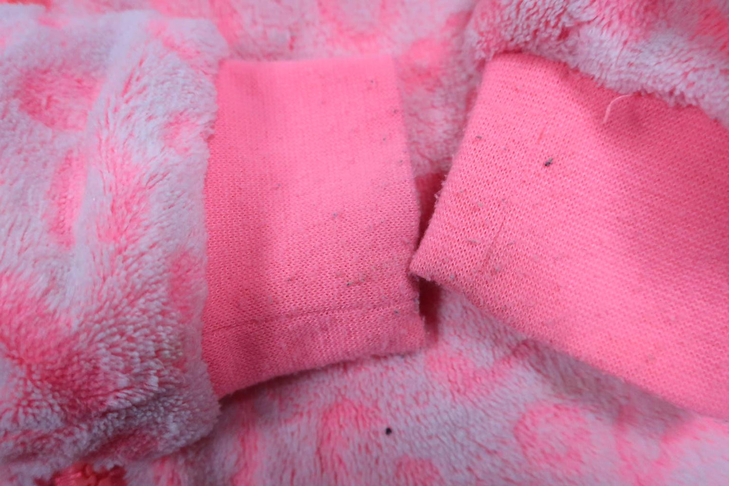 Leopardprintet fleece jumpsuit fra My Wear Young - Størrelse 86/92 - Pink