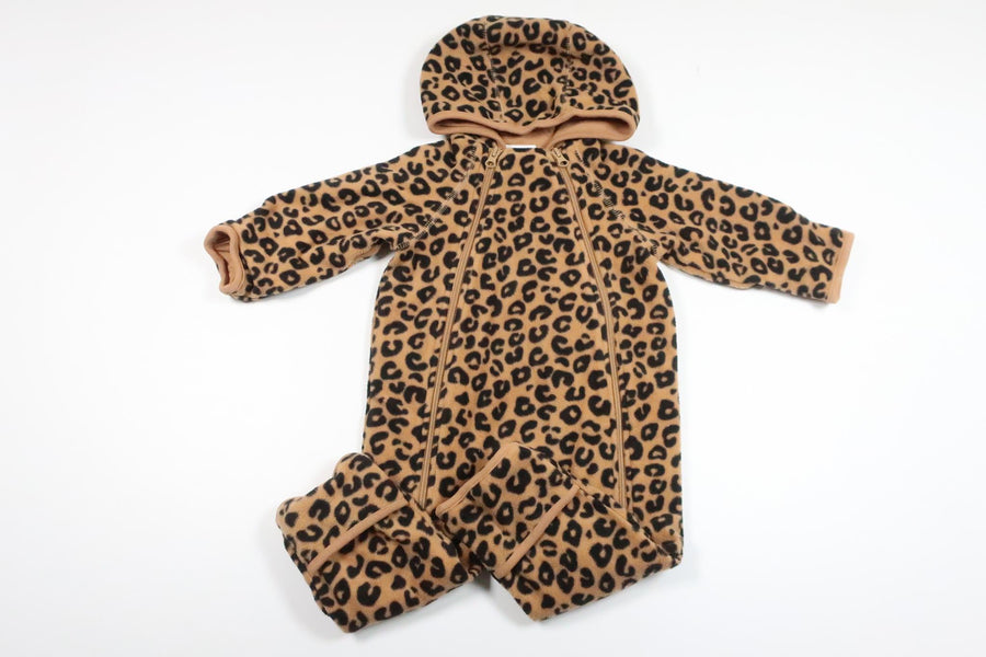 Fleeceoveralls fra Minimarket - Størrelse 74 - Beige